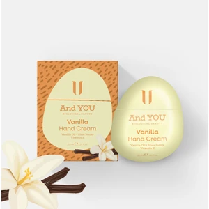 AND YOU Vanilyalı El Kremi Tüm Ciltler İçin 30 ml Shea Yağı ve Vitamin E İçerir