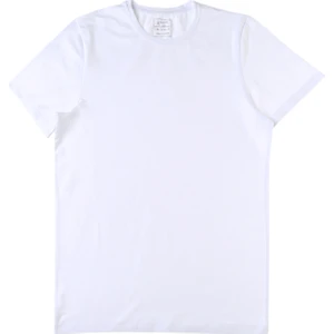 North Ice Bisiklet Yaka Düz Beyaz Erkek T-Shirt NI202210504