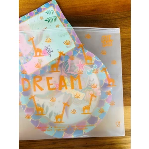 Zürafa Fermuarlı Çok Amaçlı Bebek, çoçuk Eşyaları Torbası 26X33 cm 1 Adet