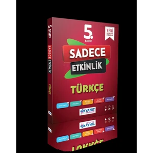 Yanıt Yayınları 5.sınıf Türkçe Sadece Etkinlik