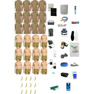 12'li Askerlik Seti Bedelli Acemi Temel Asker Malzeme Ekonomik Paket