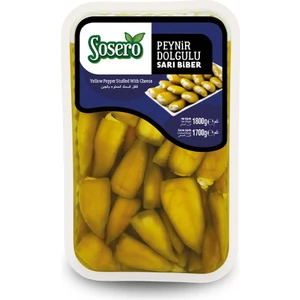 Peynir Dolgulu Sarı Biber 1300 gr Tabak