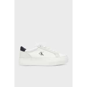 Calvin Klein VULC FLATFORM MG NYLON MI Beyaz Kadın Sneaker