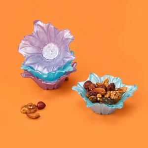 Kitchen Papatia 4'lü Çerezlik Seti - Renkli -  10 cm