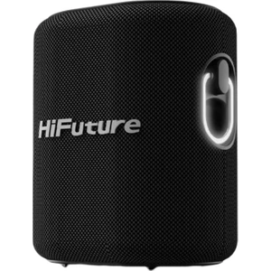 Hifuture Vocalist 100 Kablosuz Bluetooth 5.0 25W Rgb Aydınlatmalı Bt/aux/sd Kart Girişli Tws Mikrofonlu Taşınabilir Karaoke Sistemi Hoparlör Siyah