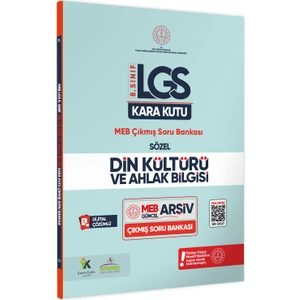 İnformal Yayınları  8. Sınıf LGS Din Kültürü ve Ahlak Bilgisinin Kara Kutusu Dijital Çözümlü Çıkmış Sor Bankası