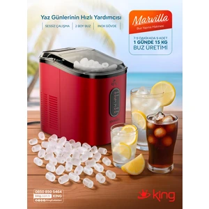 Kıng Marvılla  Kbm8005  Buz Yapma Makinesi
