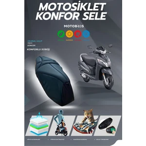 Honda Activa 125 2023-24 Konfor Sele ve Sele Kılıfı Visco - Hediyeli