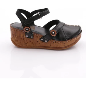 Dgn 217-2064 Kadin Mega Kalin Taban Sandalet