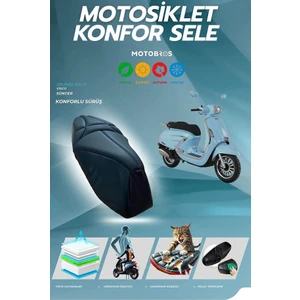 Rks Bitter 50 - 125 Uyumlu Konfor Sele ve Sele Kılıfı Visco Sünger