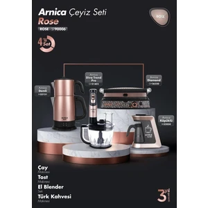 ST90006 Rose  4 Lü Lüx Çeyiz Seti
