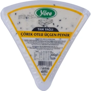 Tam Yağlı Çörek Otlu Üçgen Peynir 3 x 300 gr