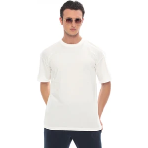 Erkek Oversize Tişört-Beyaz