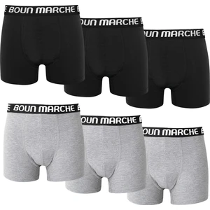 Boun Marche Erkek Boxer Likralı Premıum 6'lı Kutu Shelby Bm-Cls