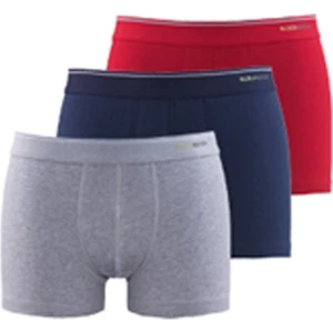 BLACKSPADE 9670 ERKEK TENDER COTTON SHORTY 3 LÜ GRİ-LACİVERT-KIRMIZI BOXER