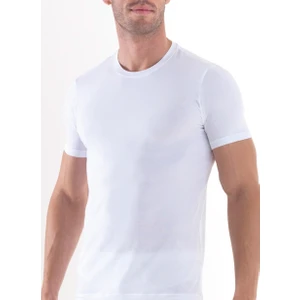 Aura Erkek Bisiklet Yaka T-Shirt 9506 Beyaz