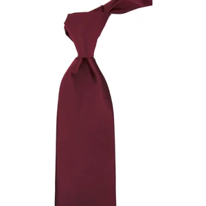Bordo Reps Dokulu Düz Mendilli Klasik Kravat KK13180