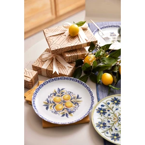 Kütahya Porselen Amalfi 4 Parça 21 cm Pasta Tabağı