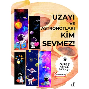9'lu Kitap Ayracı Seti - Astroçocuk