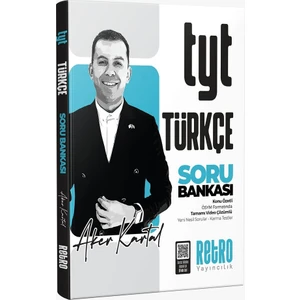 2026 Tyt Türkçe Soru Bankası Tamamı Video Çözümlü Retro Yayınları Aker Kartal