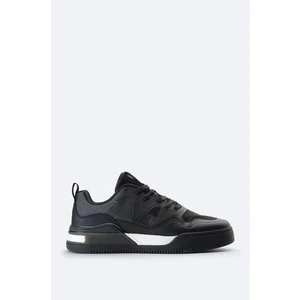 Erkek Siyah Esnek Taban Sneaker Ayakkabı A41y8028