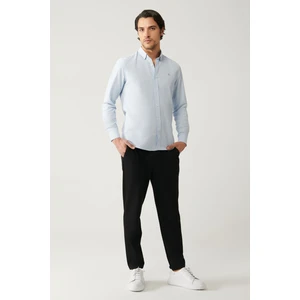 Erkek Siyah Relaxed Fit Yandan Cepli Bağcıklı Jogger Pantolon B003005