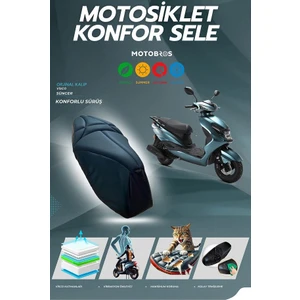 Kuba Space 50 / 50 Pro Konfor Sele ve Sele Kılıfı Visco Sünger (Kılıf Hediyeli)