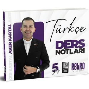 2026 Kpss Tyt Genel Yetenek 5yüz Türkçe Ders Notu Retro Yayınları Aker Kartal