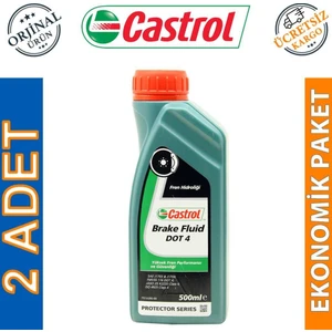 Brake Fluid Dot 4 500 ml Fren Hidrolik Sıvısı 2 Adet