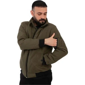Spor Erkekastarlı Dik Yaka Mevsimlik Su ve Rüzgar Geçirmez Mont