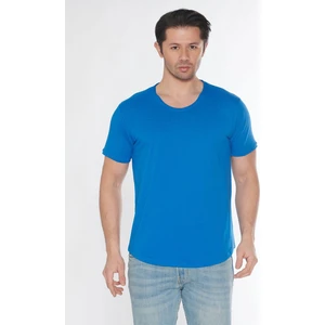 Black Horn Erkek Geniş Yaka %100 Pamuk Salaş T-Shirt