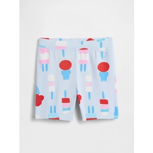 Kız Bebek Mavi Biker Şort