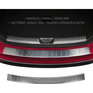 Nissan X-Trail Arka Tampon Eşiği - Krom | 2014-2021 Arası