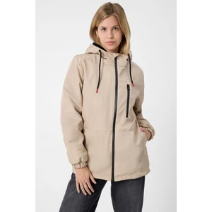 First Stops Spor Kadın Kürklü Su ve Rüzgar Geçirmez Kapüşonlu Mont Parka