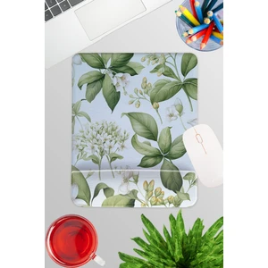 Qoeuyl Boutique Sonbahar Botanik Çiçekler No:5 Oyuncu Gaming Dikdörtgen Bilek Destekli Mousepad