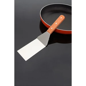 Ahşap Saplı Paslanmaz Çelik Spatula Pasta Tatlı Baklavacı Spatulası