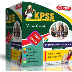 Enine Boyuna Eğitim 2026 KPSS Dijital Eğitim Seti (1500 Pdf Sayfası)