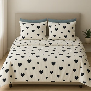 Çift Kişilik Nevresim Seti Çarşafsız yastık kılıflı günlük kullanıma uygun