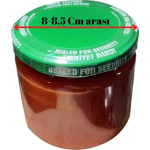 100 Adet 82- 85MM Baskılı Kavanoz Emniyet Güvenlik Bandı Besin Tazeliğini Koruma Kilidi