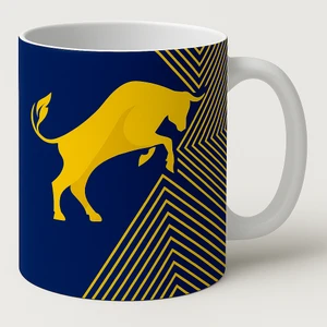 Kişiye Özel Fenerbahçe Taraftarına Boğa Kupa Bardak