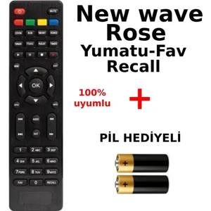 New Wave Rose Yumatu-Fav Recall Tuşlu Hd Slim Kalıp Kumanda