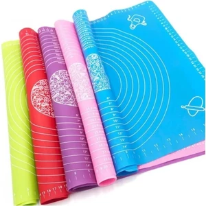 Silikon Hamur Açma Matı Büyük Boy 50X40