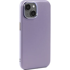 Apple iPhone 14 Kılıf Pu Deri Magsafe Uyumlu Silikon Kapak