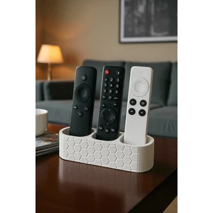 3 Bölmeli Modern Kumanda Düzenleyici Stand – Şık ve Pratik Organizer