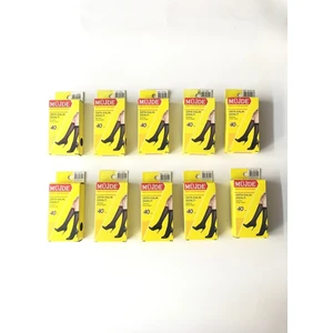 Fit 40 Den Orta Kalın Diz Altı Çorap 500 Siyah 10’lu