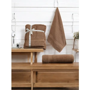 Vista 2'li Battal Boy Kahverengi Havlu Seti