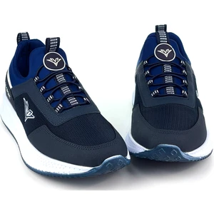 Erkek Lacivert Bağcıksız Esnek Çok Hafif Günlük Sneaker Spor Ayakkabı