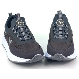 Erkek Füme Bağcıksız Esnek Çok Hafif Günlük Sneaker Spor Ayakkabı