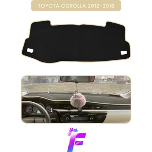 Toyota Corolla (2012-2018) Araca Özel Torpido Örtüsü | Ön Göğüs Kılıfı | Tam Koruma | Tam Uyum | B37