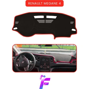 Renault Megane 4 Araca Özel Torpido Örtüsü | Ön Göğüs Kılıfı | Tam Koruma | Oto Aksesuar | A63